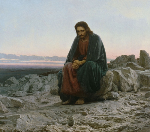 И.Н. Крамской. Христос в пустыне. 1872. 