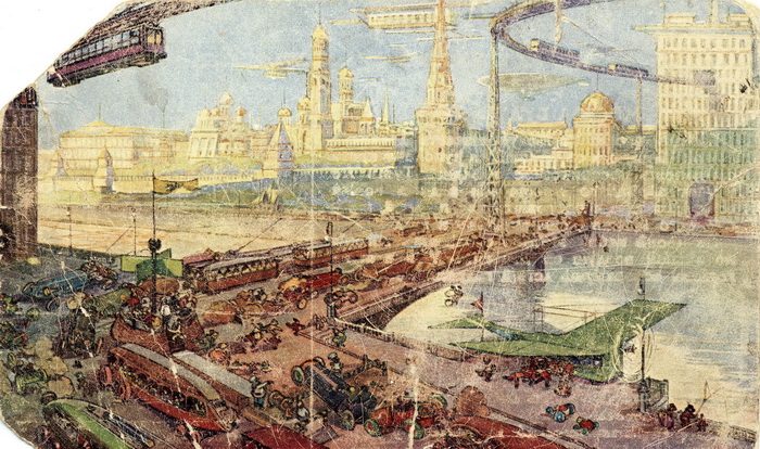 Москва в XXIII веке. Москворецкий мост