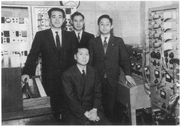 Звукоинженеры NHK Studio. Март, 1959 год