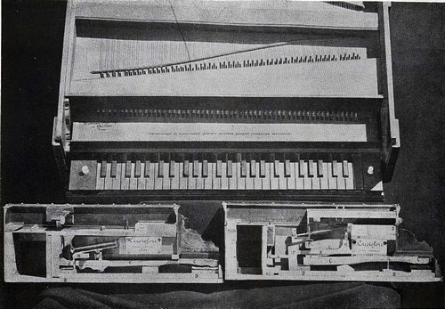 Механизм первого фортепиано Кристофори. Музей во Флоренции.